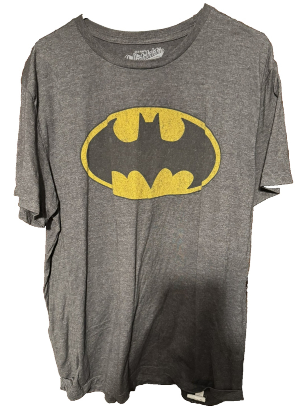 Batman Character T Shirt Men's Sz XL Gray DC Comics Old Navy